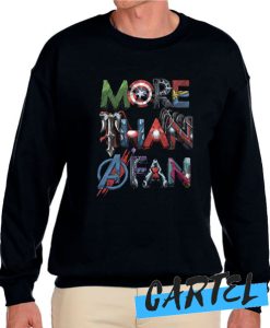 Marvel Avengers More Than A Fan awesome Sweatshirt