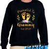 Promoted to Grammy Est 2020 Grandma To Be awesome Sweatshirt
