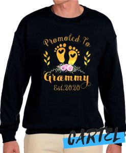 Promoted to Grammy Est 2020 Grandma To Be awesome Sweatshirt