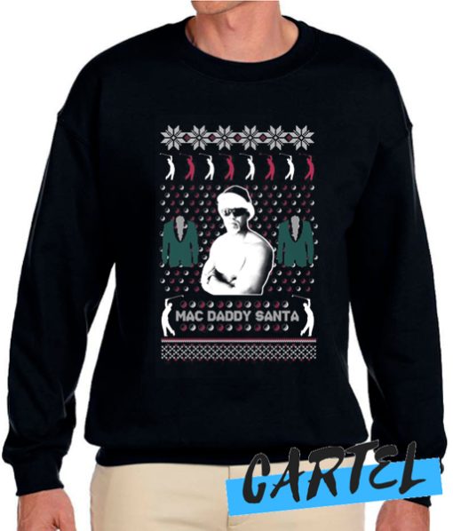 Tiger Woods Mac Daddy Santa Christmas awesome Sweatshirt