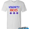 Virginity Rocks White awesome T shirt