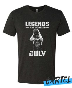 Legends are born in July 30 Warriors Stephen Curry awesome T Shirt