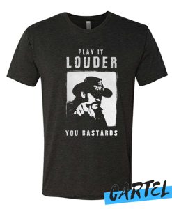 Lemmy play it louder music motorhead t-shirt