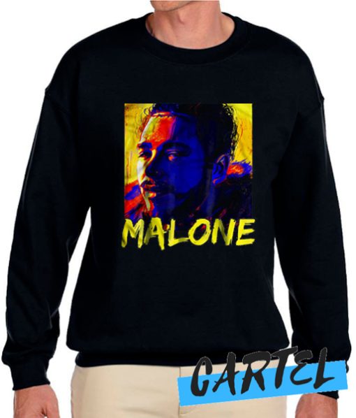 Malone Vintage Rapper Post Malone awesome Sweatshirt