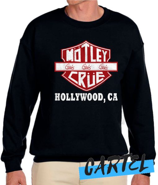 Motorcycle Logo Motley Crue Sweatshirt