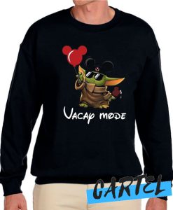 Vacay Mode Baby Yoda Disney The Mandalorian awesome Sweatshirt