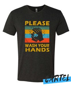 Please wash your hands vintage awesome T shirt