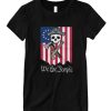 American Patriot Skull Betsy Ross Flag Revolutionary War 13 Colonies DH T Shirt