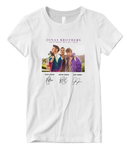 Jonas Brothers Nick Jonas Signature T shirt
