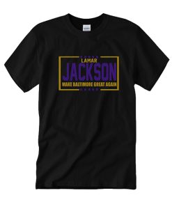 Black Baltimore Lamar Election DH T-Shirt
