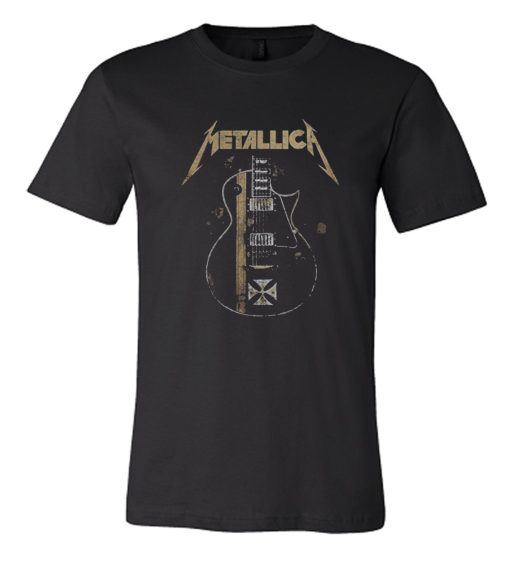 Black Metallica Hetfield Iron Cross DH T-Shirt