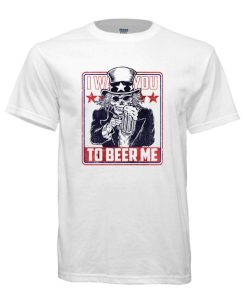 Vintage Skeleton I want you to beer me DH T-Shirt