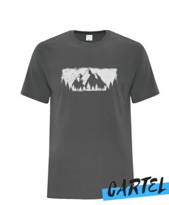 Distressed Mountain awesome T Shirt
