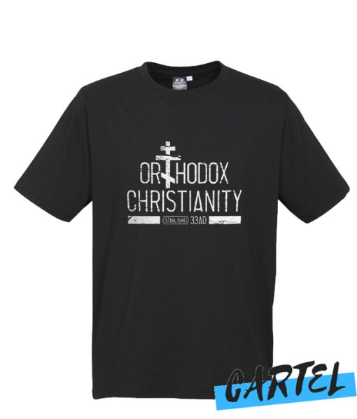Distressed Orthodox Christian awesome T Shirt