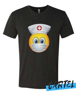 Face Medical Mask Nurse Emojis Virus Awesome T Shirt