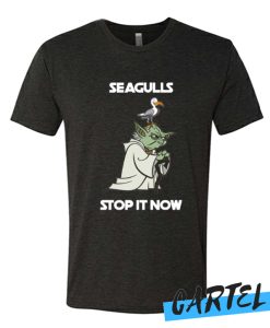 Yoda Seagulls Stop It Now T-Shirt