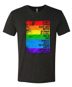 black lives matter - Science is Real Love is Love T-Shirt