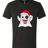 Ghost Emoji wearing Santa Claus Hat awesome T Shirt