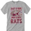 Just a Girl Who Loves Rats awesome T Shirt