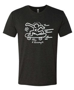 Keith Haring Skateboard awesome T Shirt