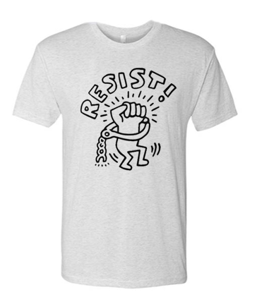 Keith Haring Resist awesome T Shirt