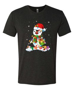 Peinguin Christmas Light Funny awesome T Shirt