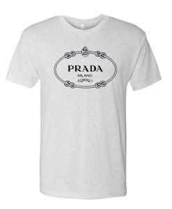Prada Crew Logo awesome T Shirt