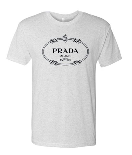 Prada Crew Logo awesome T Shirt