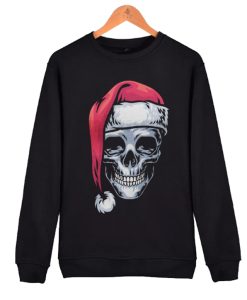 Santa Hat Skull awesome Sweatshirt