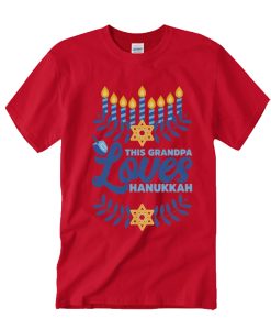 This Grandpa Loves Hanukkah Holy Feast awesome T Shirt