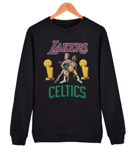 los Angeles Lakers magic jonhson larry bird boston awesome Sweatshirt