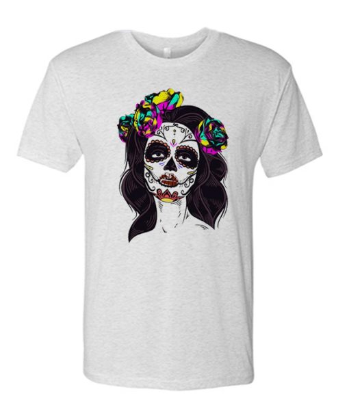 Catrina Sugar Skull awesome graphic T Shirt