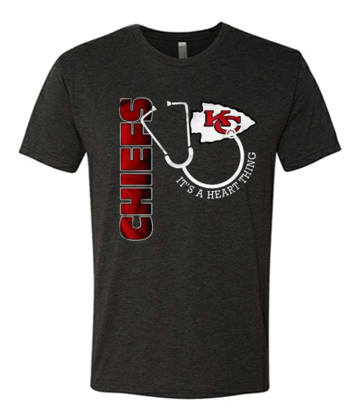 Kansas City Chiefs It’s A Heart Thing Stethoscope NFL awesome T Shirt