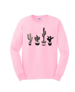 New Plant Lover Cactus and Succulent awesome graphic Sweatshirt