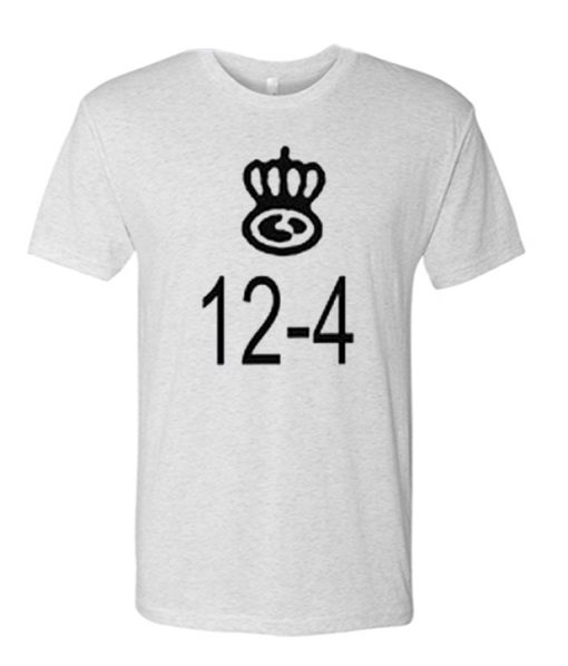 12-4 White awesome graphic T Shirt