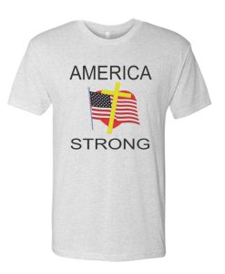AMERICA STRONG graphic T Shirt