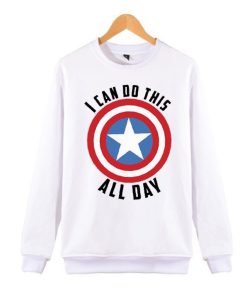 Captain America I can do awesome graphic Sweatshirt