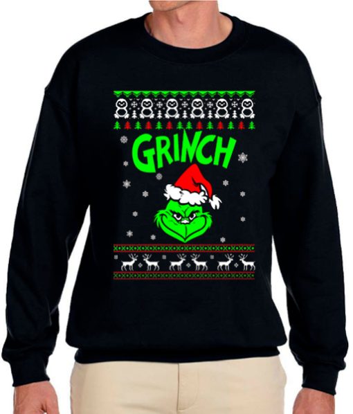 Christmas Grinch awesome graphic Sweatshirt