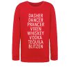 Dasher Dancer Prancer awesome graphic Sweatshirt