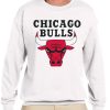 Great Chicago Bulls White awesome graphic Sweatshirt
