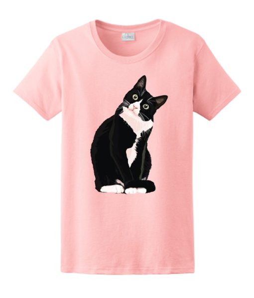 Kitty Cat Face graphic T Shirt