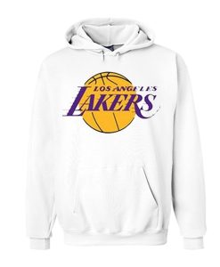 Los Angeles Lakers White awesome graphic Hoodie