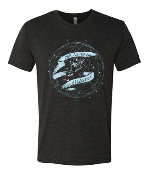 Per Aspera Ad Astra awesome graphic T Shirt