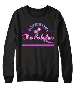Scarface The Babylon Miami Retro graphic Sweatshirt