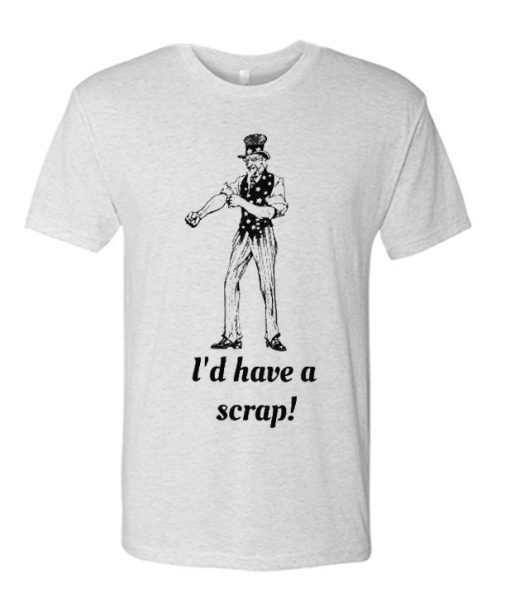 Scrappin Uncle Sam Organic graphic T Shirt