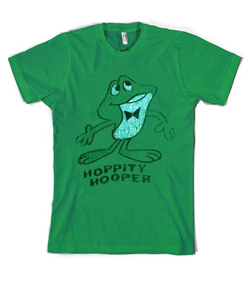 Vintage Hoppity Hooper Frog Funny 1980s graphic T Shirt