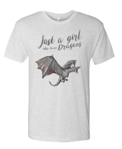 Watercolor Dargon lover graphic T Shirt