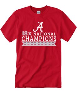 Alabama Crimson graphic T Shirt