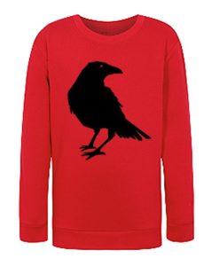 Beautiful Black Crow graphic Sweatshirt