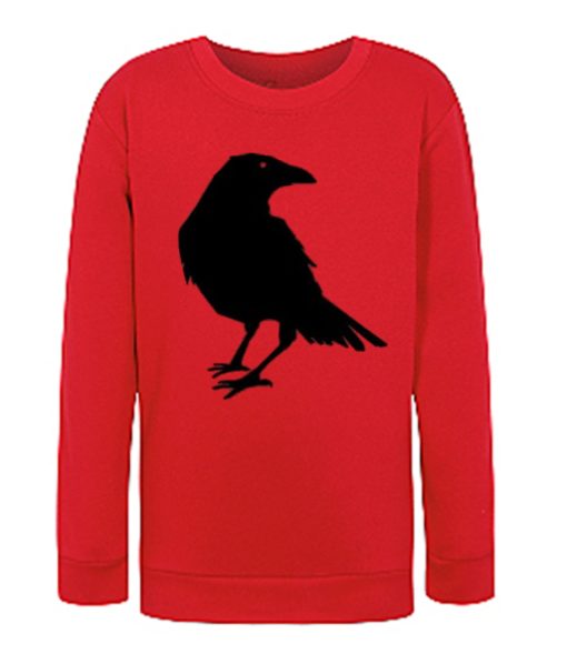 Beautiful Black Crow graphic Sweatshirt
